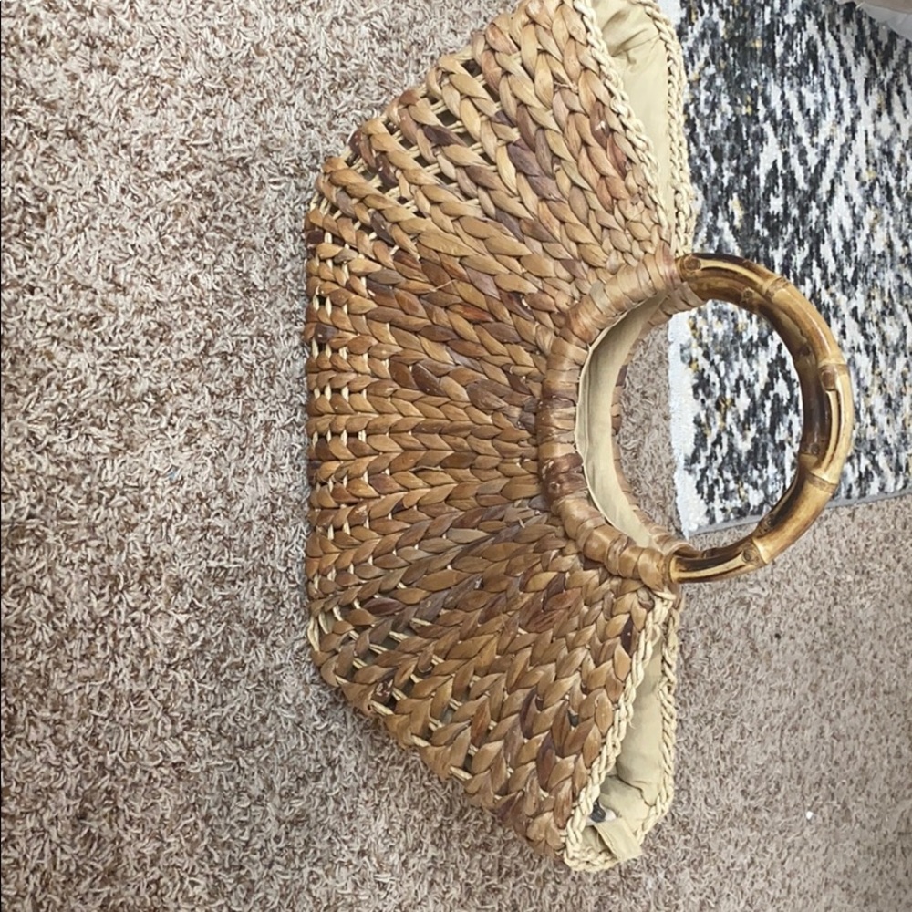 Straw Studio beach bag